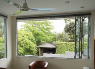 Cửa sổ kính gấp kiểu Pháp Cửa sổ nằm ngang với màn chống muỗi Cửa xếp kính cửa sổ xếp màn hình cửa sổ gấp