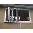 Cửa sổ gấp đôi bằng nhôm chống gió Màu sắc tùy chọn với cửa sổ gấp đôi kính cách nhiệt ban công cửa sổ gấp phần cứng