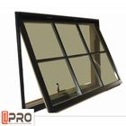 Cửa sổ nhôm kính hai lớp / Cửa sổ mái trên Hùng Mái hiên cửa sổ nhôm ISO9001 Mái hiên nhôm treo trên