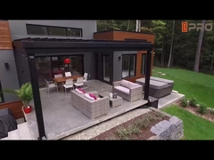 Free Standing Aluminum Waterproof Pergola Wall Motorized Biocoimatic Gazebo Sunshade