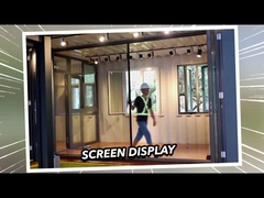 2mm nhôm kính kép cao cấp chống thời tiết cửa kính trượt 2,1m chiều cao