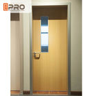 Chất liệu MDF Cửa nội thất hiện đại Màu gỗ có tay cầm và khóa