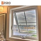 Cửa sổ nhôm Top Hung bền với kính cường lực kép Sơn tĩnh điện cửa sổ ba mái hiên cửa sổ mái hiên pháp