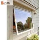 Cửa sổ nhôm Top Hung bền với kính cường lực kép Sơn tĩnh điện cửa sổ ba mái hiên cửa sổ mái hiên pháp