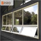 Cửa sổ nhôm ép đùn tiêu chuẩn Úc Mái hiên cửa sổ nhôm tiết kiệm năng lượng cho cửa sổ mái hiên nhà