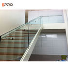 Hệ thống lan can bằng nhôm kính ISO9001 Cầu thang Lan can bằng nhôm