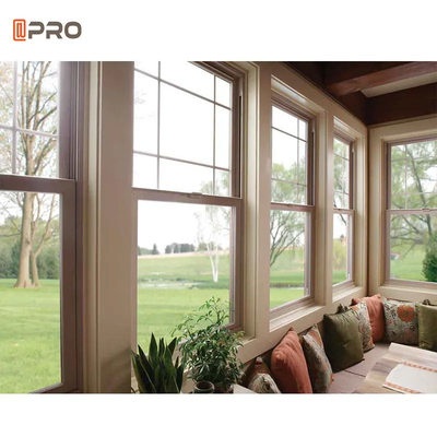 Air Proof Nhôm Sash Windows Triple Glass Double Hung Window cho gia đình